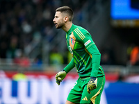 Guglielmo Vicario of Italy during the UEFA Nations League 2024/25 League A Group 2 match between Italy and France at Stadio Giuseppe Meazza...