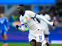 Randal Kolo Muani of France during the UEFA Nations League 2024/25 League A Group 2 match between Italy and France at Stadio Giuseppe Meazza...