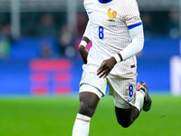 Manu Kone' of France during the UEFA Nations League 2024/25 League A Group 2 match between Italy and France at Stadio Giuseppe Meazza on Nov...