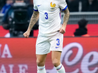 Lucas Digne of France during the UEFA Nations League 2024/25 League A Group 2 match between Italy and France at Stadio Giuseppe Meazza on No...