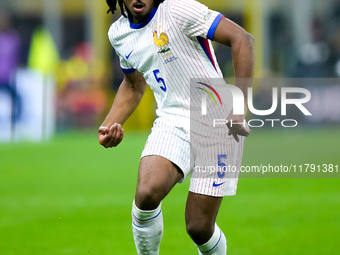 Jules Kounde' of France during the UEFA Nations League 2024/25 League A Group 2 match between Italy and France at Stadio Giuseppe Meazza on...