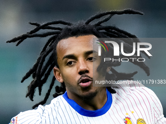 Jules Kounde' of France during the UEFA Nations League 2024/25 League A Group 2 match between Italy and France at Stadio Giuseppe Meazza on...