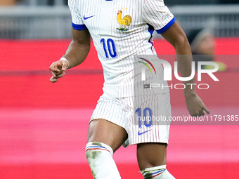 Christopher Nkunku of France during the UEFA Nations League 2024/25 League A Group 2 match between Italy and France at Stadio Giuseppe Meazz...