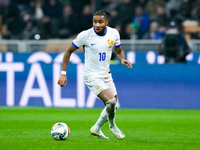 Christopher Nkunku of France during the UEFA Nations League 2024/25 League A Group 2 match between Italy and France at Stadio Giuseppe Meazz...