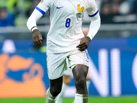 Manu Kone' of France during the UEFA Nations League 2024/25 League A Group 2 match between Italy and France at Stadio Giuseppe Meazza on Nov...