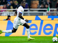 Marcus Thuram of France during the UEFA Nations League 2024/25 League A Group 2 match between Italy and France at Stadio Giuseppe Meazza on...