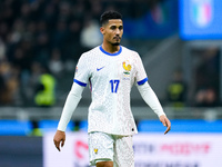 William Saliba of France looks on during the UEFA Nations League 2024/25 League A Group 2 match between Italy and France at Stadio Giuseppe...