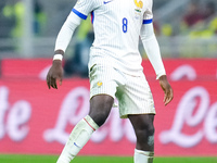 Manu Kone' of France during the UEFA Nations League 2024/25 League A Group 2 match between Italy and France at Stadio Giuseppe Meazza on Nov...