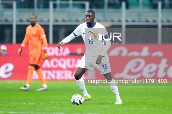 Ibrahima Konate' of France during the UEFA Nations League 2024/25 League A Group 2 match between Italy and France at Stadio Giuseppe Meazza...