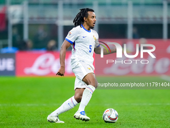 Jules Kounde' of France during the UEFA Nations League 2024/25 League A Group 2 match between Italy and France at Stadio Giuseppe Meazza on...