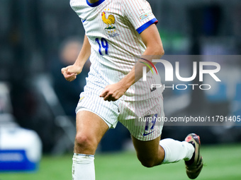 Matteo Guendouzi of France during the UEFA Nations League 2024/25 League A Group 2 match between Italy and France at Stadio Giuseppe Meazza...