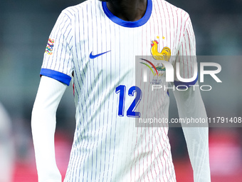 Randal Kolo Muani of France during the UEFA Nations League 2024/25 League A Group 2 match between Italy and France at Stadio Giuseppe Meazza...