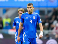 Alessandro Buongiorno of Italy looks on during the UEFA Nations League 2024/25 League A Group 2 match between Italy and France at Stadio Giu...