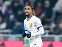 Bradley Barcola of France looks on during the UEFA Nations League 2024/25 League A Group 2 match between Italy and France at Stadio Giuseppe...