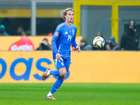 Nicolo' Rovella of Italy during the UEFA Nations League 2024/25 League A Group 2 match between Italy and France at Stadio Giuseppe Meazza on...