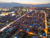 The photo shows Fuqiang Village, an ''urban village'' in Qingjiangpu district of Huai 'an City, Jiangsu province, China, on November 19, 202...