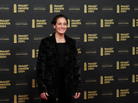 Ana Carrasco on the red carpet before the MotoGP Awards after the Motul Solidarity Grand Prix of Barcelona at the Museu Nacional d'Art de Ca...