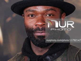 David Oyelowo arrives at the Los Angeles Premiere Of Paramount Pictures' 'Gladiator II' held at the TCL Chinese Theatre IMAX on November 18,...