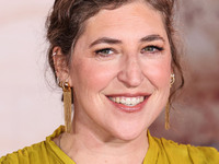 Mayim Bialik arrives at the Los Angeles Premiere Of Paramount Pictures' 'Gladiator II' held at the TCL Chinese Theatre IMAX on November 18,...