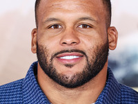 Aaron Donald arrives at the Los Angeles Premiere Of Paramount Pictures' 'Gladiator II' held at the TCL Chinese Theatre IMAX on November 18,...