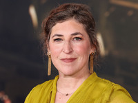 Mayim Bialik arrives at the Los Angeles Premiere Of Paramount Pictures' 'Gladiator II' held at the TCL Chinese Theatre IMAX on November 18,...