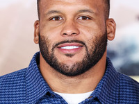 Aaron Donald arrives at the Los Angeles Premiere Of Paramount Pictures' 'Gladiator II' held at the TCL Chinese Theatre IMAX on November 18,...