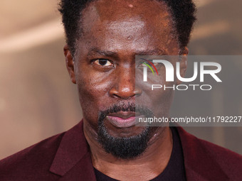 Harold Perrineau arrives at the Los Angeles Premiere Of Paramount Pictures' 'Gladiator II' held at the TCL Chinese Theatre IMAX on November...