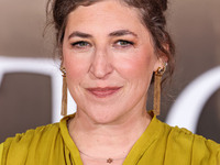 Mayim Bialik arrives at the Los Angeles Premiere Of Paramount Pictures' 'Gladiator II' held at the TCL Chinese Theatre IMAX on November 18,...