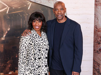 Pauletta Washington and husband Denzel Washington arrive at the Los Angeles Premiere Of Paramount Pictures' 'Gladiator II' held at the TCL C...