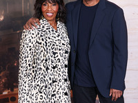 Pauletta Washington and husband Denzel Washington arrive at the Los Angeles Premiere Of Paramount Pictures' 'Gladiator II' held at the TCL C...