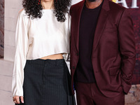 Aurora Perrineau and father Harold Perrineau arrive at the Los Angeles Premiere Of Paramount Pictures' 'Gladiator II' held at the TCL Chines...