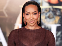 Malika Haqq arrives at the Los Angeles Premiere Of Paramount Pictures' 'Gladiator II' held at the TCL Chinese Theatre IMAX on November 18, 2...