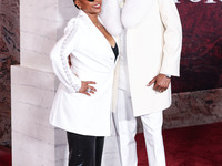 Shante Broadus and husband Snoop Dogg (Calvin Broadus Jr.) arrive at the Los Angeles Premiere Of Paramount Pictures' 'Gladiator II' held at...