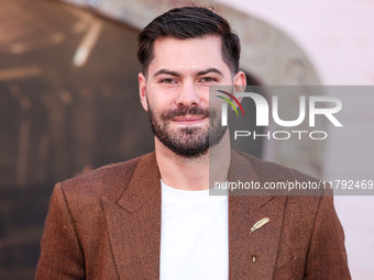 Dylan Barbour arrives at the Los Angeles Premiere Of Paramount Pictures' 'Gladiator II' held at the TCL Chinese Theatre IMAX on November 18,...