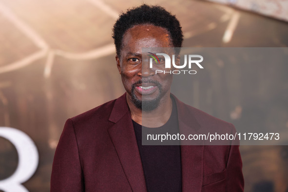 Harold Perrineau arrives at the Los Angeles Premiere Of Paramount Pictures' 'Gladiator II' held at the TCL Chinese Theatre IMAX on November...