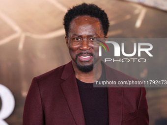 Harold Perrineau arrives at the Los Angeles Premiere Of Paramount Pictures' 'Gladiator II' held at the TCL Chinese Theatre IMAX on November...