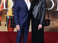 Kyle MacLachlan and wife Desiree Gruber arrive at the Los Angeles Premiere Of Paramount Pictures' 'Gladiator II' held at the TCL Chinese The...