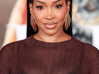 Malika Haqq arrives at the Los Angeles Premiere Of Paramount Pictures' 'Gladiator II' held at the TCL Chinese Theatre IMAX on November 18, 2...