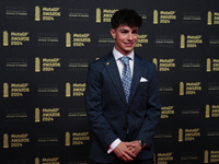 David Alonso of Colombia and CFMoto Gaviota Aspar Team on the red carpet during the MotoGP Awards 2024 at the Museu Nacional d'Art de Catalu...