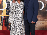 Pauletta Washington and husband Denzel Washington arrive at the Los Angeles Premiere Of Paramount Pictures' 'Gladiator II' held at the TCL C...