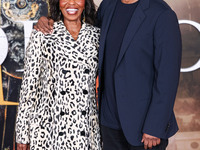 Pauletta Washington and husband Denzel Washington arrive at the Los Angeles Premiere Of Paramount Pictures' 'Gladiator II' held at the TCL C...