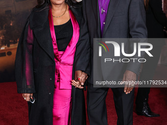 Jo-Ann Allen and Glynn Turman arrive at the Los Angeles Premiere Of Paramount Pictures' 'Gladiator II' held at the TCL Chinese Theatre IMAX...