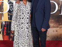 Pauletta Washington and husband Denzel Washington arrive at the Los Angeles Premiere Of Paramount Pictures' 'Gladiator II' held at the TCL C...