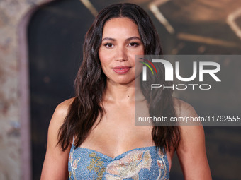 Jurnee Smollett arrives at the Los Angeles Premiere Of Paramount Pictures' 'Gladiator II' held at the TCL Chinese Theatre IMAX on November 1...