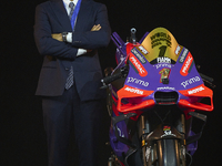 Jorge Martin of Spain and Prima Pramac Racing Ducati during the MotoGP Awards 2024 at the Museu Nacional d'Art de Catalunya on November 17,...