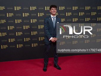 David Alonso of Colombia and CFMoto Gaviota Aspar Team during the MotoGP Awards 2024 at the Museu Nacional d'Art de Catalunya on November 17...