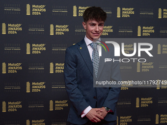 David Alonso of Colombia and CFMoto Gaviota Aspar Team during the MotoGP Awards 2024 at the Museu Nacional d'Art de Catalunya on November 17...