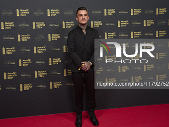 Aron Canet Spain and Fantic Racing Kalex during the MotoGP Awards 2024 at the Museu Nacional d'Art de Catalunya on November 17, 2024 in Barc...