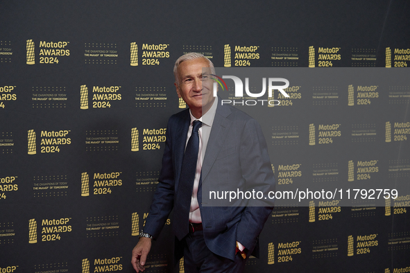 Davide Tardozzi of Italy and Ducati during the MotoGP Awards 2024 at the Museu Nacional d'Art de Catalunya on November 17, 2024 in Barcelona...