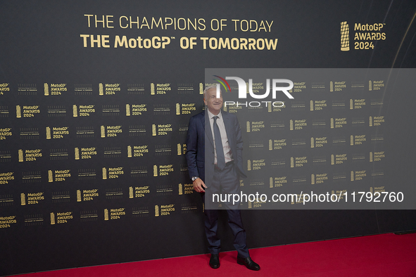 Davide Tardozzi of Italy and Ducati during the MotoGP Awards 2024 at the Museu Nacional d'Art de Catalunya on November 17, 2024 in Barcelona...